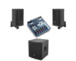 Акустическая система 2 колонки JBL EON710 с сабвуфером + микшер